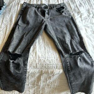 KanCan black flare leg jeans in great condition